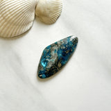 Large Ocean Blue Freeform Ithaca Peak Turquoise Background