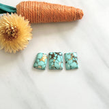 Small Faint Green Bar Namtso Lake Turquoise, Set of 3 Background