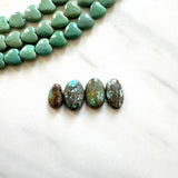 Small Mixed Mixed Royston Turquoise, Set of 4 Background