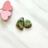 Medium Mint Green Freeform Royston Turquoise, Set of 2 Background