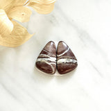 Large Red Triangle White Buffalo Dolomite, Set of 2 Background