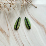 Large Sea Green Surfboard Crescent Lake Variscite, Set of 2 Background