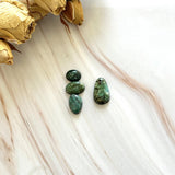 Small Sea Green Mixed Carico Lake Turquoise, Set of 3 Background