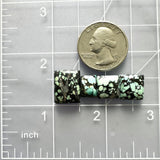 Small Ocean Blue Mixed Yungai Turquoise, Set of 4 Dimensions