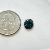 Small Deep Blue Round Lander Blue Turquoise Dimensions