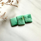 Medium Mint Green Bar Crescent Lake Variscite, Set of 3 Background