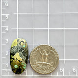 Large Yellow Oval Treasure Mountain Turquoise Dimensions
