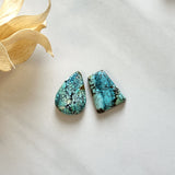 Large Sky Blue Mixed Yungai Turquoise, Set of 2 Background