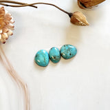 Small Sky Blue Freeform Kingman Turquoise, Set of 3 Background