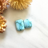 Large Sky Blue Bar Sonora Turquoise, Set of 2 Background