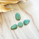 Small Mint Green Mixed Carico Lake Turquoise, Set of 4 Background
