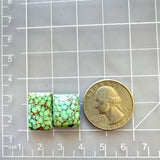 Medium Mint Green Bar Namtso Lake Turquoise, Set of 2 Dimensions