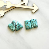 Medium Sky Blue Mixed Namtso Lake Turquoise, Set of 4 Background