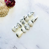 Small White Mixed White Buffalo Dolomite, Set of 10 Background