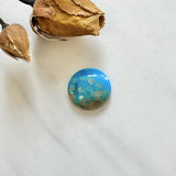 Medium Sky Blue Freeform Ithaca Peak Turquoise Background