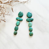 Small Sea Green Mixed Carico Lake Turquoise, Set of 10 Background