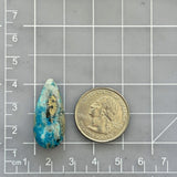 Large Sky Blue Teardrop Ithaca Peak Turquoise Dimensions