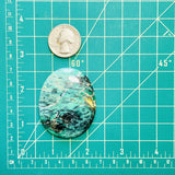 Large Sea Green Freeform Crescent Lake Variscite Dimensions