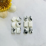 Small White Mixed White Buffalo Dolomite, Set of 12 Background