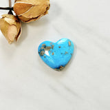 Large Sky Blue Heart Ithaca Peak Turquoise Background