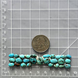 Small Sky Blue Mixed Mixed Turquoise, Set of 27 Dimensions