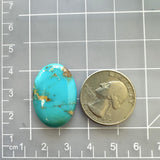 Large Sky Blue Oval Royston Turquoise Dimensions