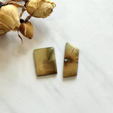 Large Earth Brown Mixed Crescent Lake Variscite, Set of 2 Background