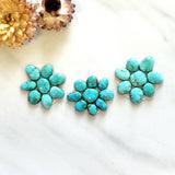 Small Sky Blue Mixed Lone Mountain Turquoise, Set of 25 Background