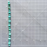 Sky Blue Fox Turquoise Smooth Nugget Beads Dimensions