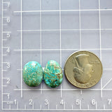 Small Sky Blue Mixed Namtso Lake Turquoise, Set of 2 Dimensions