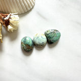 Small Mixed Mixed Crescent Lake Variscite, Set of 3 Background