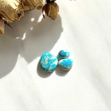 Small Sky Blue Freeform Royston Turquoise, Set of 3 Background