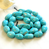 Sky Blue Sleeping Beauty Turquoise Nugget Beads Dimensions