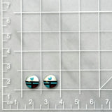 8x8mm Round Inlay, Set of 2