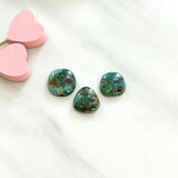 Small Sky Blue Freeform Number 8 Turquoise, Set of 3 Background