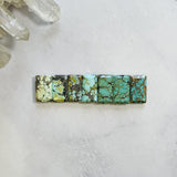 Medium Mixed Bar Mixed Turquoise, Set of 7 Background