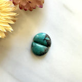 Small Ocean Blue Half Moon Treasure Mountain Turquoise, Set of 2 Background