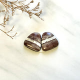 Medium Red Freeform White Buffalo Dolomite, Set of 2 Background