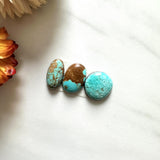 Small Sky Blue Mixed Number 8 Turquoise, Set of 3 Background