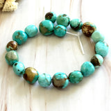 Sky Blue Fox Turquoise Nugget Beads Dimensions