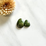 Small Sea Green Teardrop Royston Turquoise, Set of 2 Background