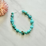 Sky Blue Fox Turquoise Nugget Beads Background