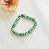 Sea Green Lucid Variscite Drum Beads Background