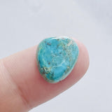 L15 x W13 x H4 Sky Blue Freeform Bisbee Turquoise Background