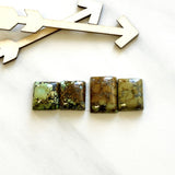 Medium Earth Brown Mixed Treasure Mountain Turquoise, Set of 4 Background