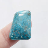 L22 x W16 x H5 Sky Blue Freeform Bisbee Turquoise Background