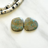 Large Sky Blue Freeform Royston Turquoise, Set of 2 Background