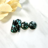 Medium Sky Blue Mixed Yungai Turquoise, Set of 4 Background