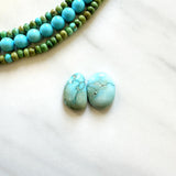 Small Faint Blue Mixed Sonora Turquoise, Set of 2 Background
