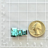 Small Sky Blue Mixed Yungai Turquoise, Set of 3 Dimensions